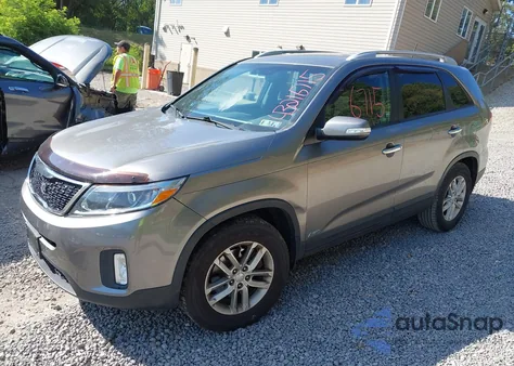 2014 Kia Sorento Lx из США, поврежденный, VIN 5XYKTCA6XEG454813